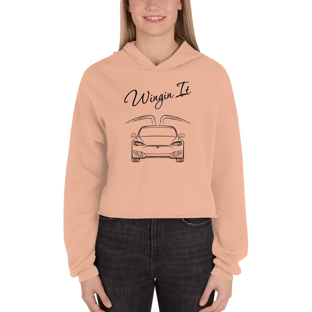 Cybertruck Shapes Crop Hoodie